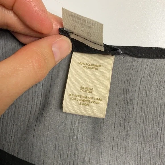 Intimately Free People Black Shear Layered Top Large - Picture 4 of 9